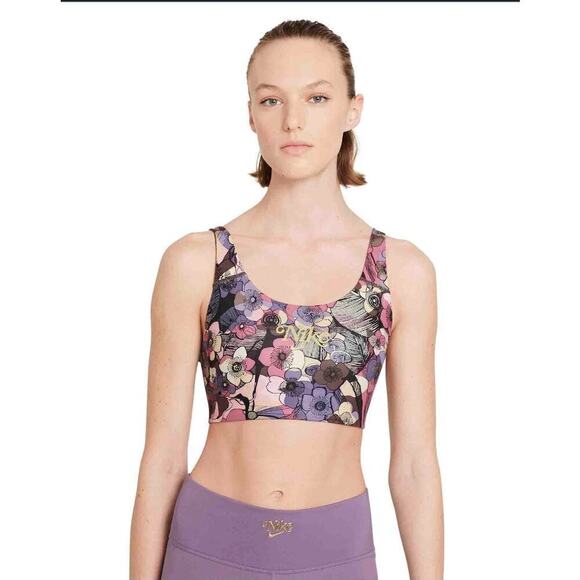 Nike Training Sports Bra Floral Dri Fit XS NWT - Picture 1 of 10